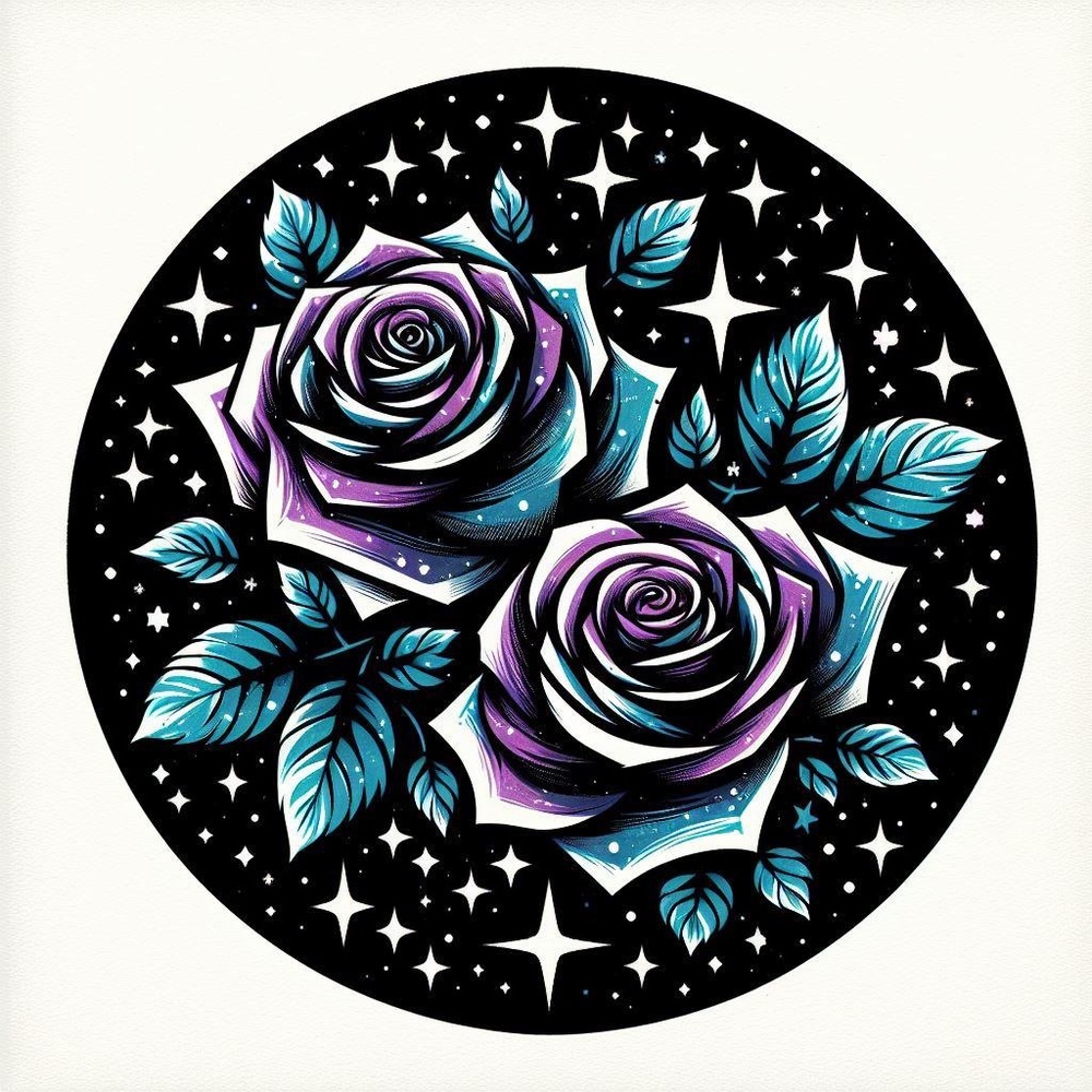 Galactic Roses Print